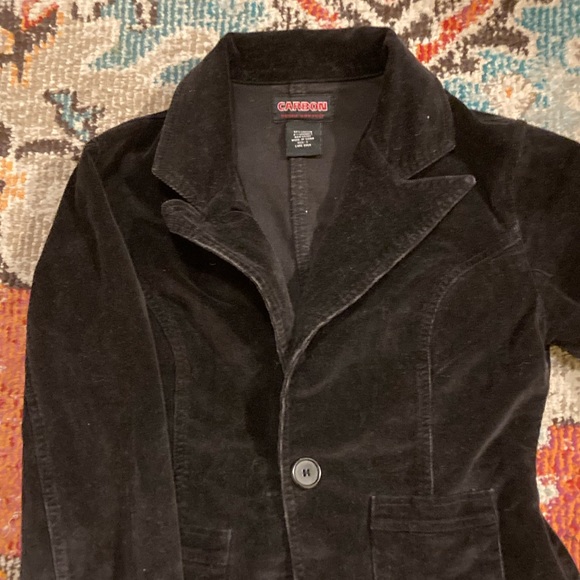 Vintage Black Corduroy Jacket - Picture 5 of 5